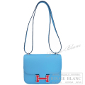 エルメス　ミニコンスタンス　ブルードノール×ルージュ・ドゥ・クール　エプソン　シルバー金具　ショルダーバッグ　【新品】　HERMES Mini constance Blue du nord×Rouge de coeur Epsom Silver Buckle 【NEW】