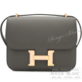 エルメス　コンスタンスミニ　エタン　エプソン　ローズゴールド金具　ショルダーバッグ 【新品同様】HERMES Constance mini Etain Epsom Rose gold Buckle【USED】