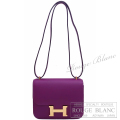 エルメス　コンスタンスミニ　 アネモネ　スイフト　ゴールド金具　ショルダーバッグ　【新品】　HERMES Constance mini  Anemone Swift Gold Buckle 【NEW】