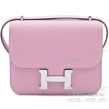 エルメス　コンスタンスミニ　モーヴシルベストル　エプソン　シルバー金具　ショルダーバッグ 【中古】HERMES Constance mini Mauve sylvestre Epsom Silver Buckle 【USED】
