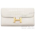 エルメス　コンスタンスロング　トゥーゴー　ベトン　クロコダイル　アリゲーターマット　ゴールド金具  【新品】HERMES Constance long To Go Beton Crocodile Alligator Mat Gold Buckle【NEW】