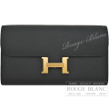 エルメス　コンスタンスロング　トゥーゴー　ブラック　エプソン　ゴールド金具 【新品】HERMES Constance long To Go Black Epsom Gold Buckle【NEW】