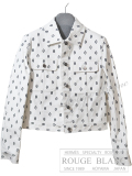 エルメス　2023 S/S　デニムジャケット　”シェーヌ・ダンクル”　ブラン・カッセ　＃36　タグ付　【新品】 HERMES Denim Jacket "Chaine d'Ancre" Blanc Casse 【NEW】