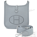 エルメス　エヴリン23　グリパンタン　トリヨンクレマンス　シルバー金具　【新品】 Hermes Evelyne23 Gris pantin Taurillon Clemence Silver Buckle 【NEW】