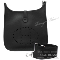 エルメス　エヴリン3　PM/29　ブラック　黒　トリヨンクレマンス　シルバー金具　【新品】 Hermes Evelyne3 PM/29 Black Taurillon Clemence Silver Buckle 【NEW】