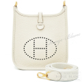 エルメス　エヴリン　TPM/16　アマゾン　クレーム/クリーム　トリヨンクレマンス　ゴールド金具 【新品】HERMES  Evelyne TPM/16 Amazon Cream Taurillon Clemence Gold Buckle【NEW】