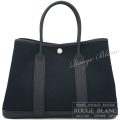 エルメス　ガーデンパーティTPM/30　ブルーインディゴ　トワルミリタリー×ネゴンダ　【新品】 HERMES Garden Party TPM/30 Bleu indigo Toile Military×Negonda 【NEW】