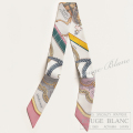 エルメス　ツイリースカーフ　"グラン・アパラ"　ローズナクレ×ゴールド×アントラシート 【新品】 HERMES Twilly Scarf  "Grand Apparat" Rose Nacre×Gold×Anthracite【NEW】