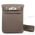 エルメス　アッカドPM　エトゥープ　トゴ　シルバー金具 【新品】 HERMES Hac a dos Etoupe Togo Silver Buckle 【NEW】