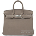 エルメス　バーキン25　エトゥープ　トゴ　シルバー金具　【新品】   HERMES Birkin25 Etoupe Togo Silver Buckle 【NEW】