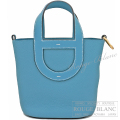 エルメス　インザループ18　ニューブルージーン　トリヨンクレマンス　ゴールド金具 【新品】 HERMES In the loop18 New bleu jean Taurillon Clemence Gold Buckle 【NEW】