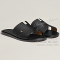 エルメス　メンズ　サンダル　”イズミール”　黒　ブラック　#40【新品】 HERMES Men's Sandal  "Izmir"  Black【NEW】
