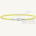 エルメス　ネックレス　チョーカー　”ジャンボ”　ライム　スイフト　シルバー金具　【新品】 HERMES Necklace Choker "Jumbo" Lime Swift　Silver Buckle 【NEW】