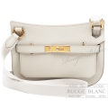 エルメス　ジプシエール ミニ　べトン　ヴォーエバーカラー　ゴールド金具 【新品】HERMES  Jypsiere Mini Beton Veau Evercolor Buckle Gold【NEW】