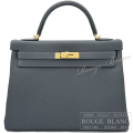 エルメス　ケリー32　内縫い　グリミスティ　トゴ　ゴールド金具　【新品】 HERMES Kelly32 Gris misty Togo Gold Buckle 【NEW】