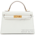 エルメス　ケリーミニ 2/ミニケリー 2　マッシュルーム　シェーヴル　ゴールド金具 　外縫い　【新品】 HERMES Mini Kelly 2 Mushroom Chevre Gold Buckle 【NEW】
