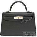 エルメス　ケリーミニ 2/ミニケリー 2　プロン　エプソン　エレクトラム金具   外縫い 【新品】HERMES Mini Kelly 2 Plomb Epsom Electrum Buckle【NEW】