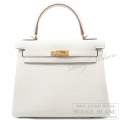 エルメス　ケリー25　内縫い　マッシュルーム　トゴ　ゴールド金具 【新品】 HERMES Kelly25 Mushroom Togo Gold Buckle【NEW】