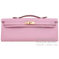 エルメス　ケリーカット　モーヴシルベストル　スイフト　ローズゴールド金具 【新品】 HERMES Kelly cut Mauve sylvestre Swift Rose gold Buckle【NEW】