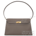 エルメス　ケリーエラン　エトゥープ　ヴォーマダム　ゴールド金具  【新品】 HERMES Kelly Elan Etoupe Veau madame Gold Buckle【NEW】