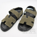 エルメス　メンズ　サンダル　”ジニアス”　ヴェールツンドラ　#41　【新品】　HERMES Men's Sandal  "Genius"  Vert Toundra 【NEW】
