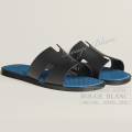 エルメス　メンズ　サンダル　”イズミール”　黒　ブラック　#42 1/2　【新品】 HERMES Men's Sandal "Izmir" Black 【NEW】