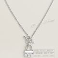 エルメス　ネックレス　"アミュレット　コンスタンス"　シルバー　【新品】 HERMES Necklace "Amulette Constance" Silver 【NEW】