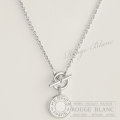 エルメス　ネックレス　"アミュレット　エルメス エクスリブリス"　シルバー　【新品】 HERMES Necklace "Amulette Hermes Ex-Libris" Silver 【NEW】