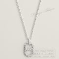 エルメス　ネックレス　"シェーヌダンクル・アレア2　ツイスト"　GM　シルバー　【新品】 HERMES Necklace "Chaine dancre Area2 Twisted" Silver 【NEW】