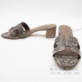 エルメス　サンダル　”オアジス”　オンブレ　リザード　オーダー　#38　【新品】　HERMES Sandal  "Oasis"  Ombre Lizard【NEW】