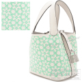エルメス　ピコタンロック マイクロ/ミクロ　ラッキーデイジー　ナタ×ヴェール　スイフト　シルバー金具　【新品】　HERMES Picotan lock Micro Lucky Daisy Nata×Vert Swift Silver Buckle 【NEW】