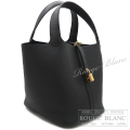 エルメス　ピコタンロックMM/22　黒　ブラック　トリヨンクレマンス　ゴールド金具　【新品】　HERMES Picotin lock MM/22 Black Taurillon Clemence Gold Buckle 【NEW】
