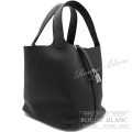 エルメス　ピコタンロックMM/22　黒　ブラック　トリヨンクレマンス　シルバー金具 【新品】 HERMES Picotin lock MM/22 Black Taurillon Clemence Silver Buckle 【NEW】