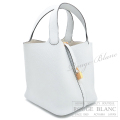 エルメス　ピコタンロックMM/22　ブルーペール　トリヨンクレマンス　ゴールド金具 【新品】HERMES Picotin lock MM/22 Bleu pale Taurillon Clemence Gold Buckle【NEW】
