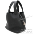 エルメス　ピコタンロックPM/18　黒　ブラック　トリヨンクレマンス　シルバー金具 【中古】HERMES Picotin lock PM/18 Black Taurillon Clemence Silver Buckle【USED】