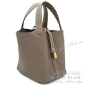 エルメス　ピコタンロックPM/18　エトゥープ　トリヨンクレマンス　ゴールド金具 【新品】HERMES Picotin lock PM/18 Etoupe Taurillon Clemence Gold Buckle 【NEW】