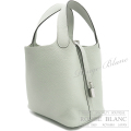 エルメス　ピコタンロックPM/18　グリネヴェ　トリヨンクレマンス　シルバー金具　【新品】 HERMES Picotin lock PM/18 Gris neve Taurillon Clemence Silver Buckle 【NEW】