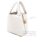 エルメス　ピコタンロックPM/18　グリペール　トリヨンクレマンス　ゴールド金具 【新品】HERMES Picotin lock PM/18 Gris pale  Taurillon Clemence Gold Buckle 【NEW】