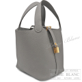 エルメス　ピコタンロックPM/18　グリメイヤー　トリヨンクレマンス　ゴールド金具　【新品】　HERMES Picotin lock PM/18 Gris meyer Taurillon Clemence Gold Buckle 【NEW】