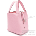 エルメス　ピコタンロックPM/18　ローズサクラ　トリヨンクレマンス　シルバー金具　【新品】　HERMES Picotin lock PM/18 Rose sakura Taurillon Clemence Silver Buckle 【NEW】