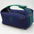 エルメス　ポーチ　”ブリッド・ア・ブラック” PM　マリン　コットンキャンバス　【新品】 HERMES Pouch "Bride-a-Brac" Small model Marine 【NEW】