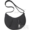 エルメス　プティアルソン　黒　ブラック　トゴ×スイフト　シルバー金具　【新品】HERMES P'tit Arcon bag Black Togo×Swift Silver Buckle 【NEW】