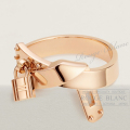 エルメス　リング　指輪　”ケリー・ガヴロッシュ”　ローズゴールド　＃52　12号　【新品】 HERMES Ring "Kelly gavroche" Rose gold【NEW】