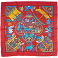 エルメス　カレ90　スカーフ　”ペルセポリス”　ルージュ　【未使用品】 HERMES Carre 90 "Persepolis" Rouge 【UNUSED】