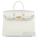 エルメス　バーキンセリエ25　ナタ　エプソン　ゴールド金具　 【新品】　HERMES Birkin sellier25 Nata Epsom Gold Buckle 【NEW】
