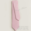 エルメス　ネクタイ　”ファソネ・マイヨン”　ギモーヴ　シルク 【新品】HERMES Tie ”Faconnee Maillons” Guimauve 【NEW】