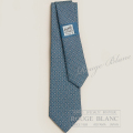 エルメス　ネクタイ　”マイヨンモルフォーズ”　ブループロフォン×ブルーグレー×ブラン　シルク　【新品】HERMES Tie ”Maillonmorphose”  Bleu profond×Bleu gris×Blanc 【NEW】