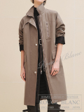 エルメス　2024 A/W　トレンチコート　2WAY　ベルト付　グレー/エトゥープ　#34(9号位)　タグ付【新品】 HERMES Trench Coat Gray/Etoupe【NEW】