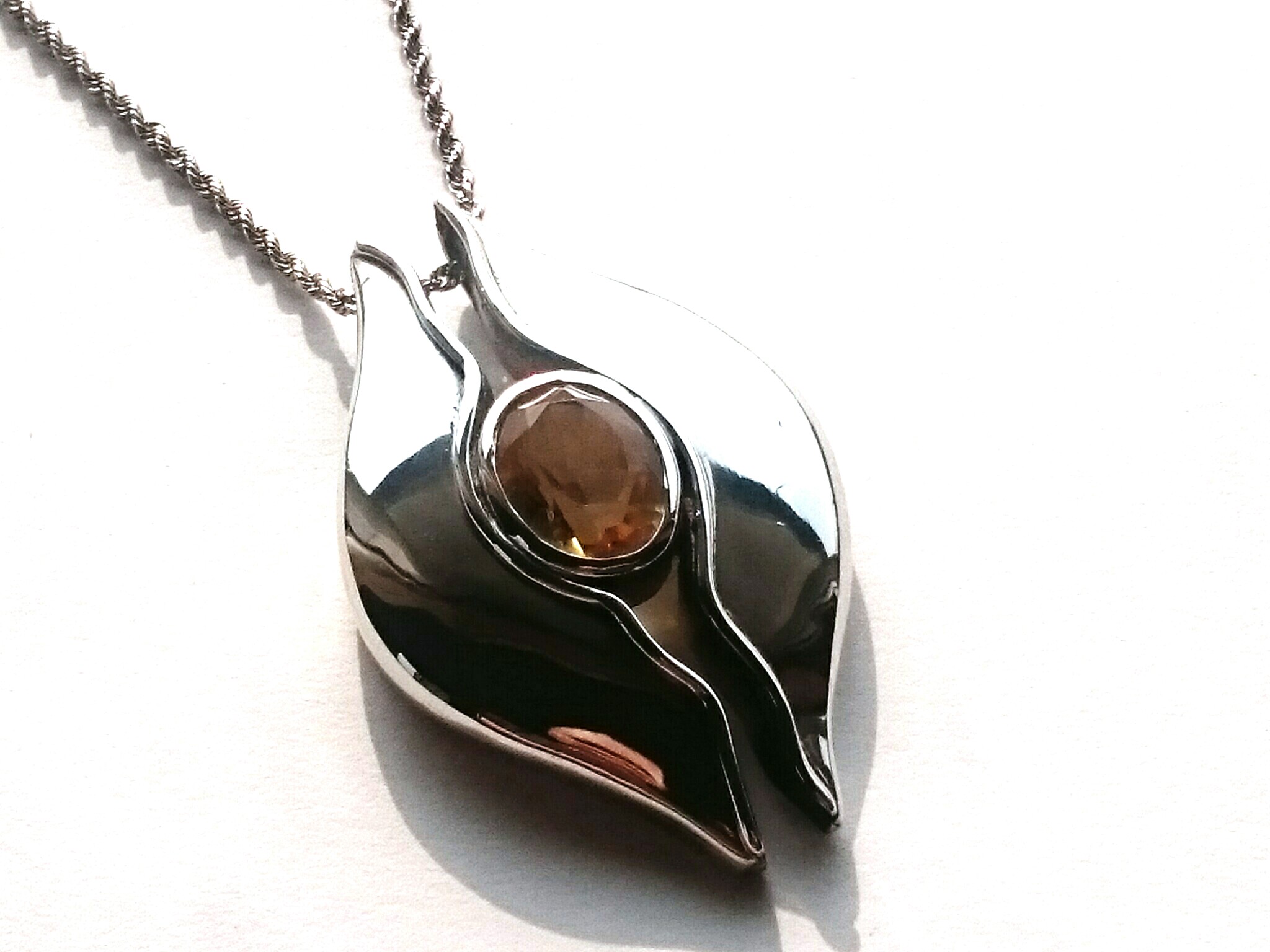 シトリンペンダントトップSV