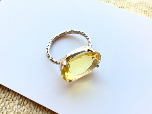 アンダラ・クリスタル （イエロー）／リング 【AC21R-YE001】 